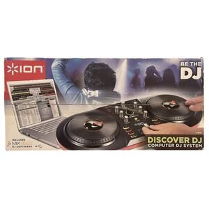 Ion Discover DJ Computer DJ System Discovery PC Mac USB Plus Mix Vibes Software